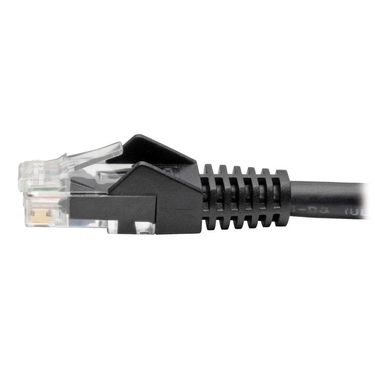 Cat6 Snagless Molded Patch Cbl BLK 22.8M