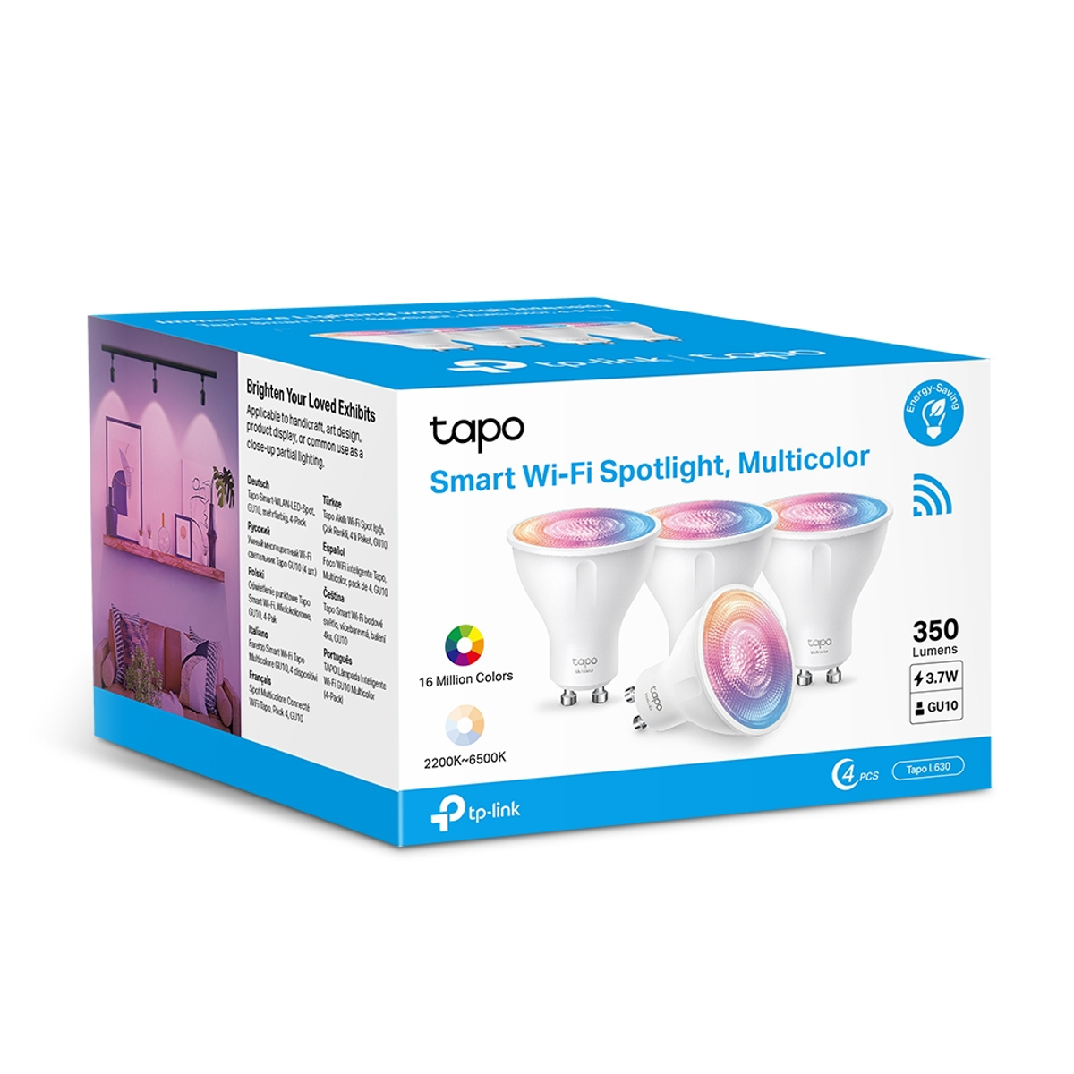 Tapo Smart Wi-Fi Multicolor 4-Pack