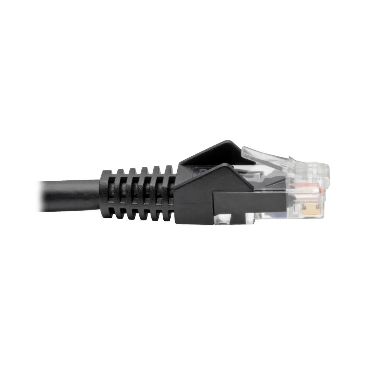 Cat6 Snagless Molded Patch Cbl BK 15.2CM