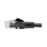 Cat6 Snagless Molded Patch Cbl BK 15.2CM