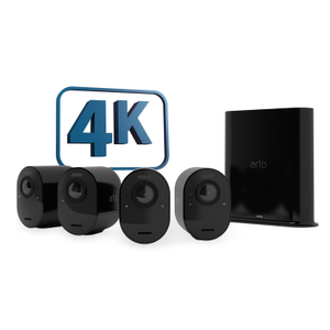 Arlo, Gen5 Wire-Free 4Cam Kit Blk 3Mnth Smart