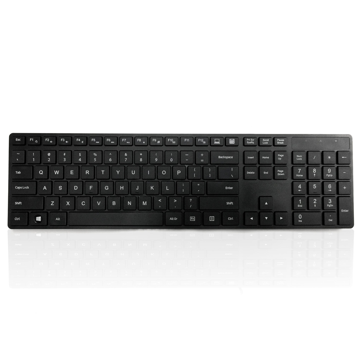 301 - PS/2 Full Size Slim Kybrd Black