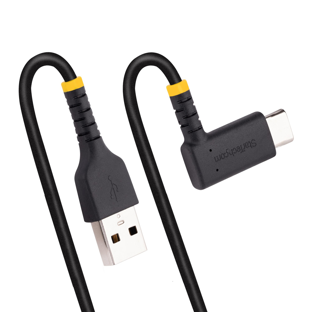 6ft USB A To C Charging Cable Angled