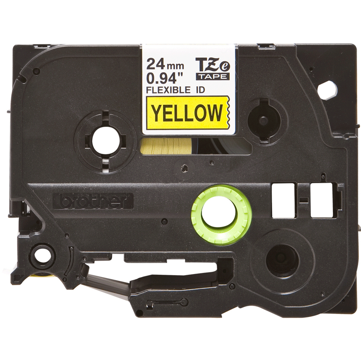 TZEFX651 24mm Black On Yellow Label Tape