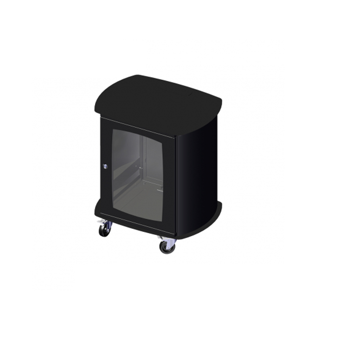 AVR9 Media Cabinet Wheeled Oval 442mm