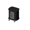 AVR9 Media Cabinet Wheeled Oval 442mm