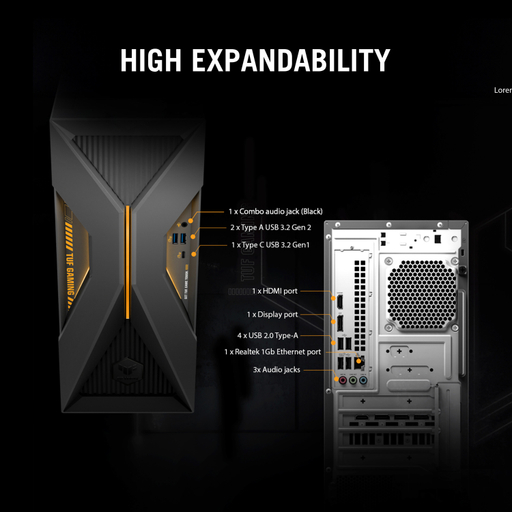 ROG Desktop Core i7 16GB 1TB RTX 5060TI