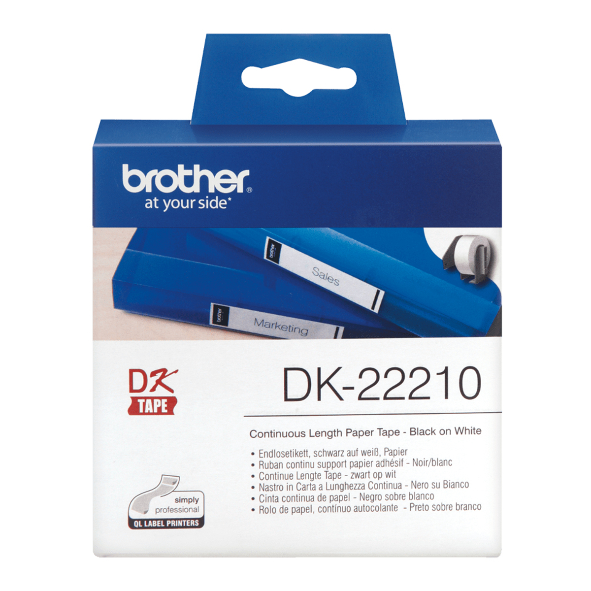 DK22210 Continuous Paper Roll