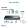 18-Port Gigabit Rack Switch With 16 PoE+