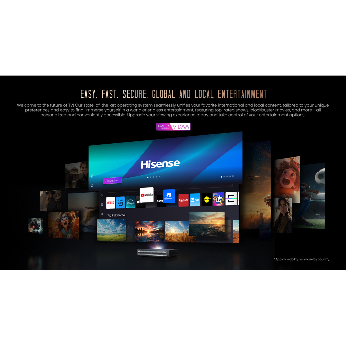 Hisense PX3-150'' Smart UST Laser TV