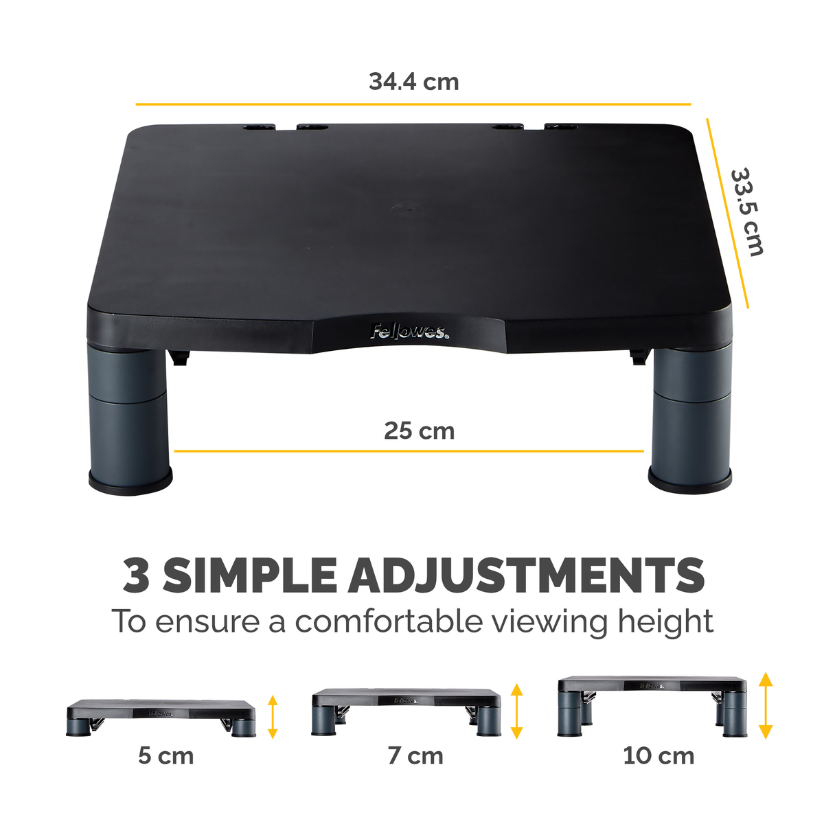 Classic Standard MonitorRiser Graphite