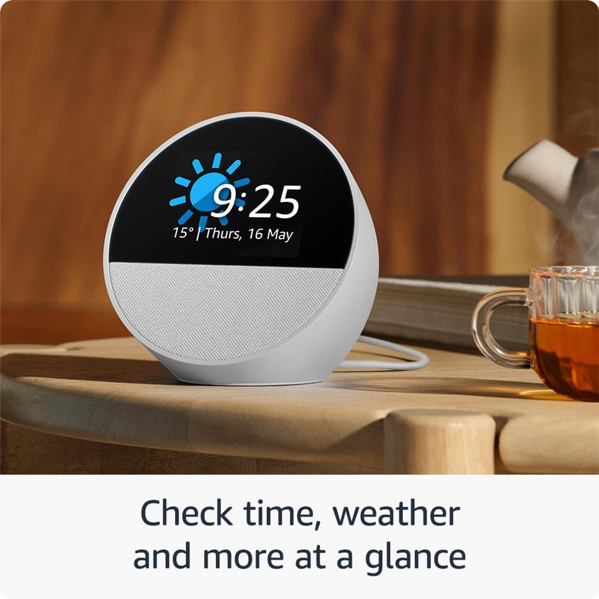 Echo Spot Alarm clock with Alexa Black