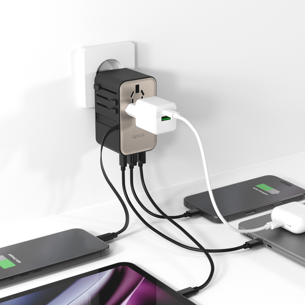 Epico UltraBoost GaN 70W Travel Charger