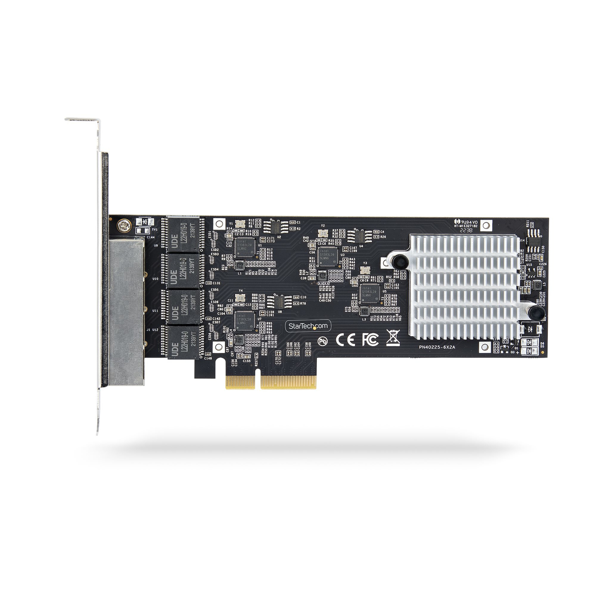 4-Port NBASE-T 2.5Gbps PCIe Network Card