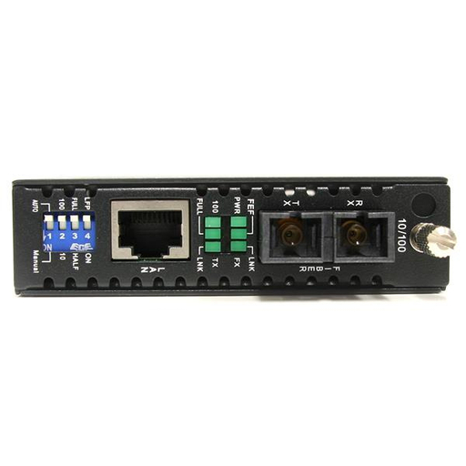 10/100 SM Fiber Media Converter SC 30 km