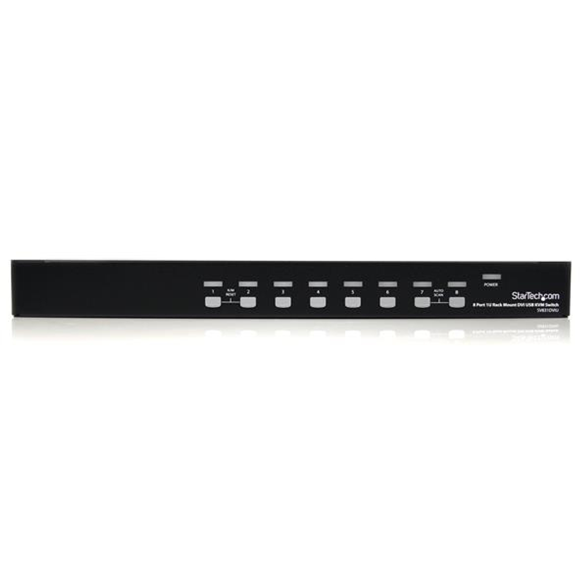 8 Port 1U Rack Mount DVI USB KVM Switch