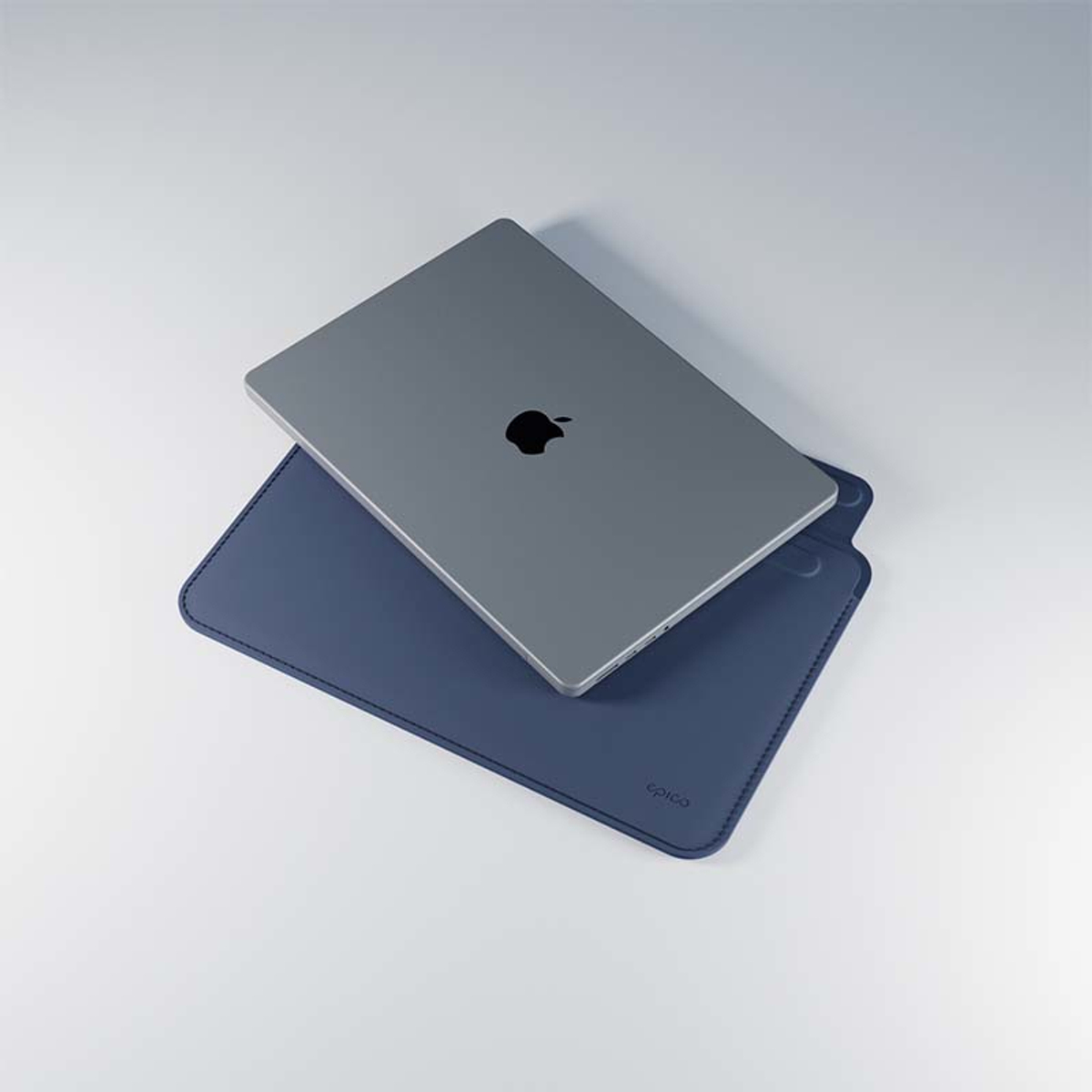 Leather Sleeve For MacBook 15 - Blue