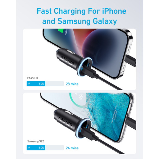 325 1A1C 53W PD Car Charger