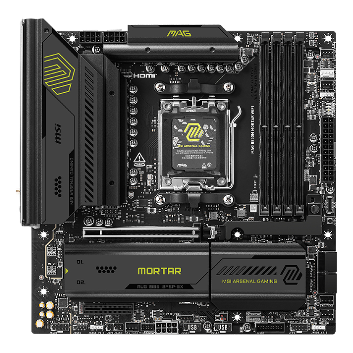 MB AMD AM5 MAG B850M MORTAR WIFI D5 MATX