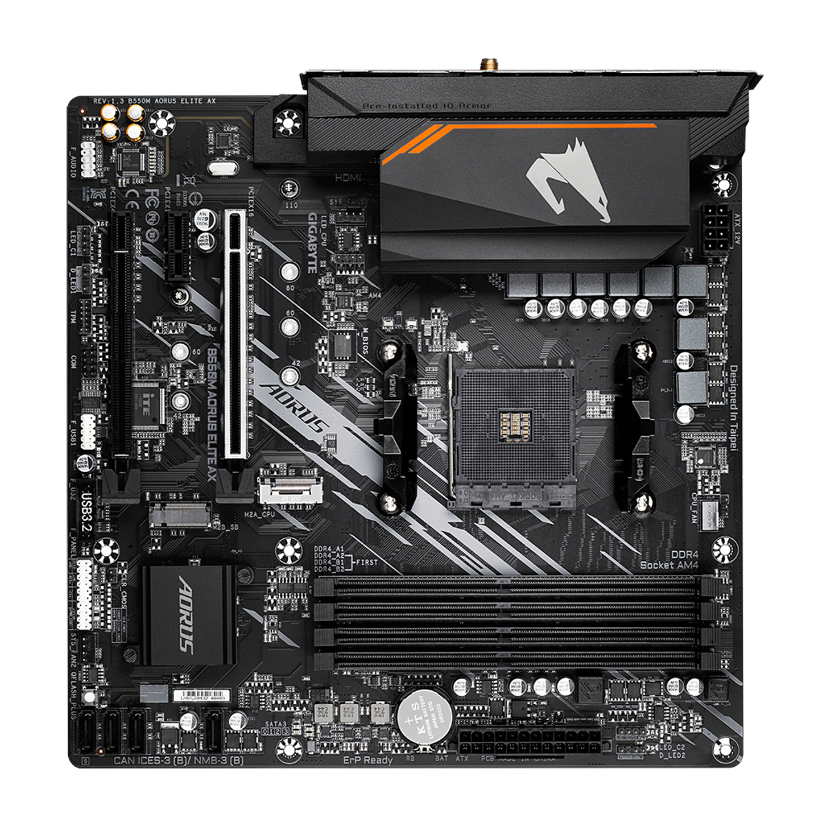 MB AMD B550M Aorus Elite AX D4 MATX