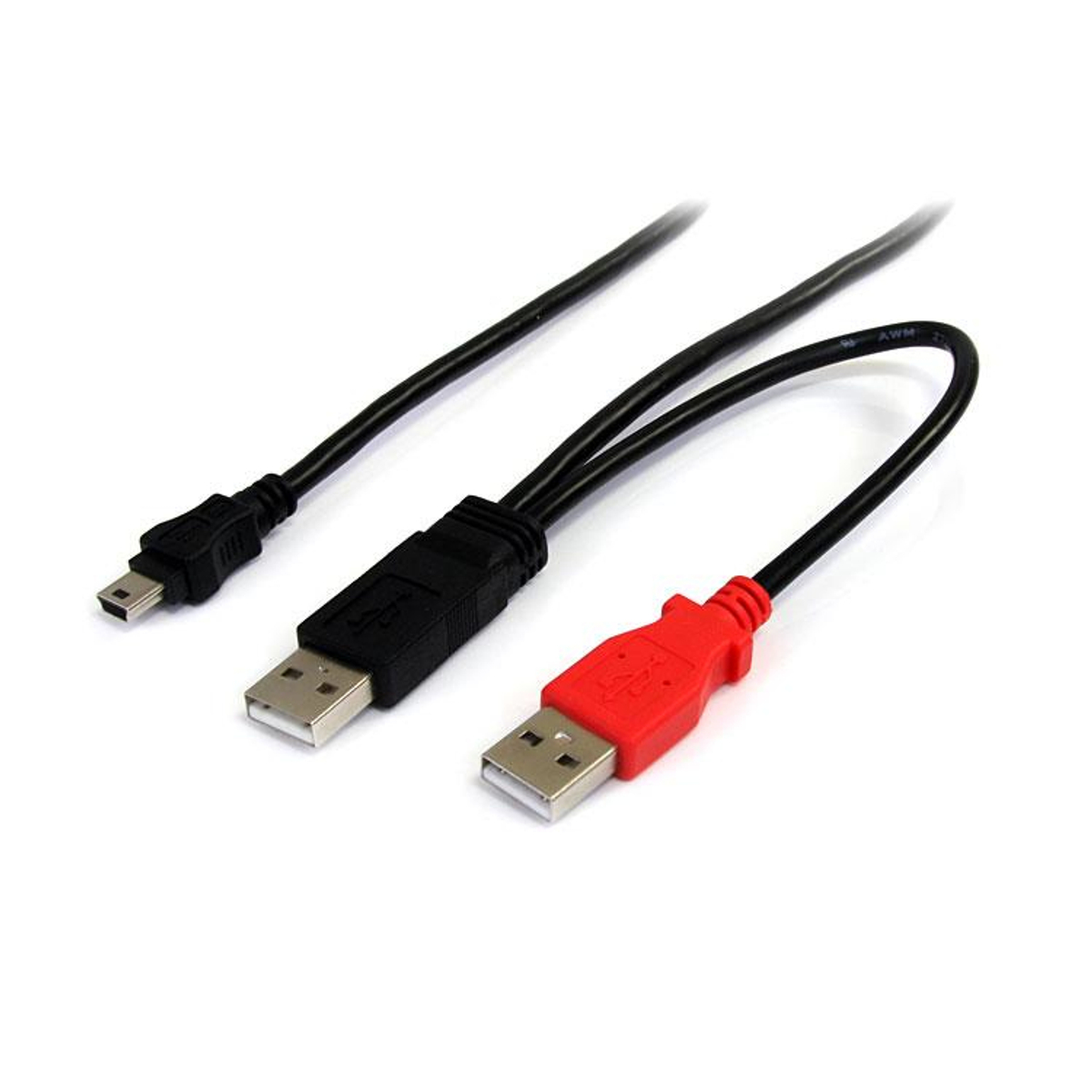 6 ft USB Y Cable for External Hard Drive