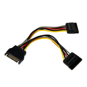 Startech, 6in SATA Power Y Splitter Cable Adapter