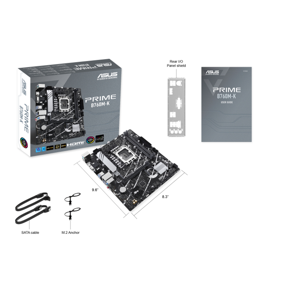 MB INT LGA1700 PRIME B760M-K D5 MATX