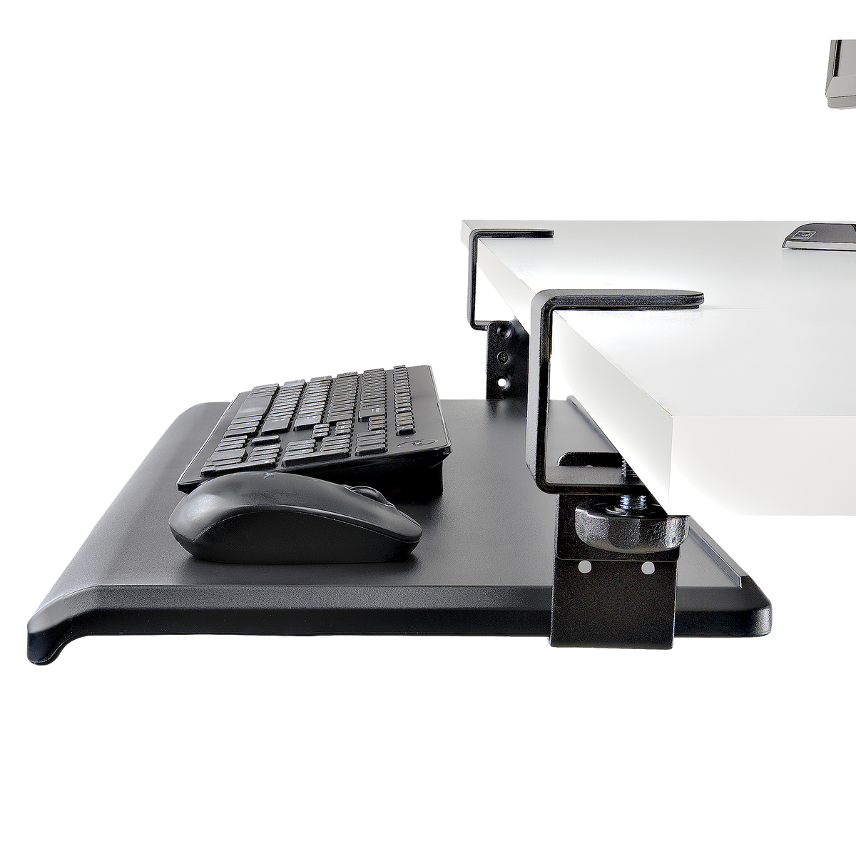 Under-Desk Keyboard Tray Adjustable