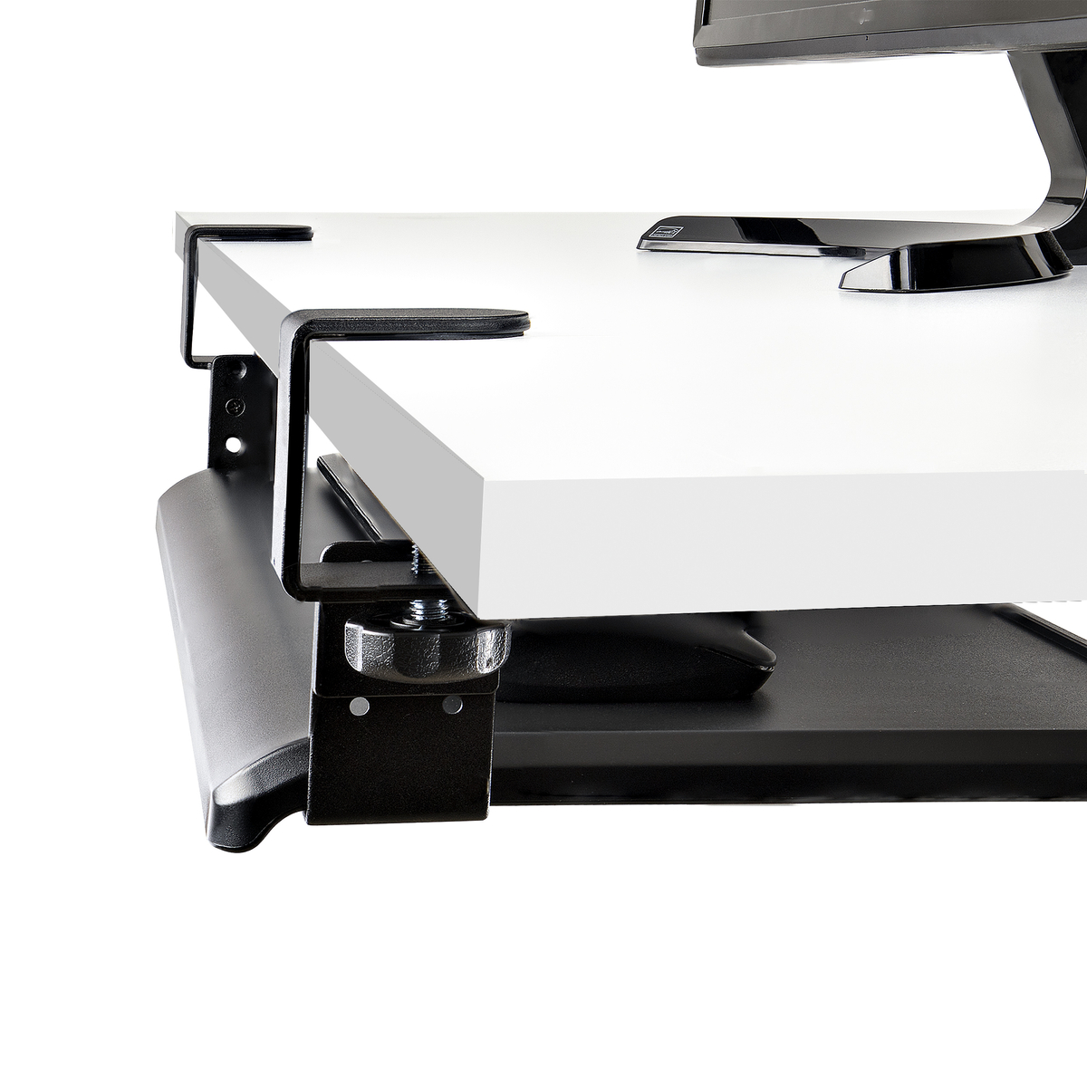 Under-Desk Keyboard Tray Adjustable