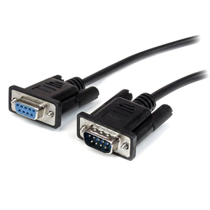 2m S-Through DB9 RS232 Serial Cable