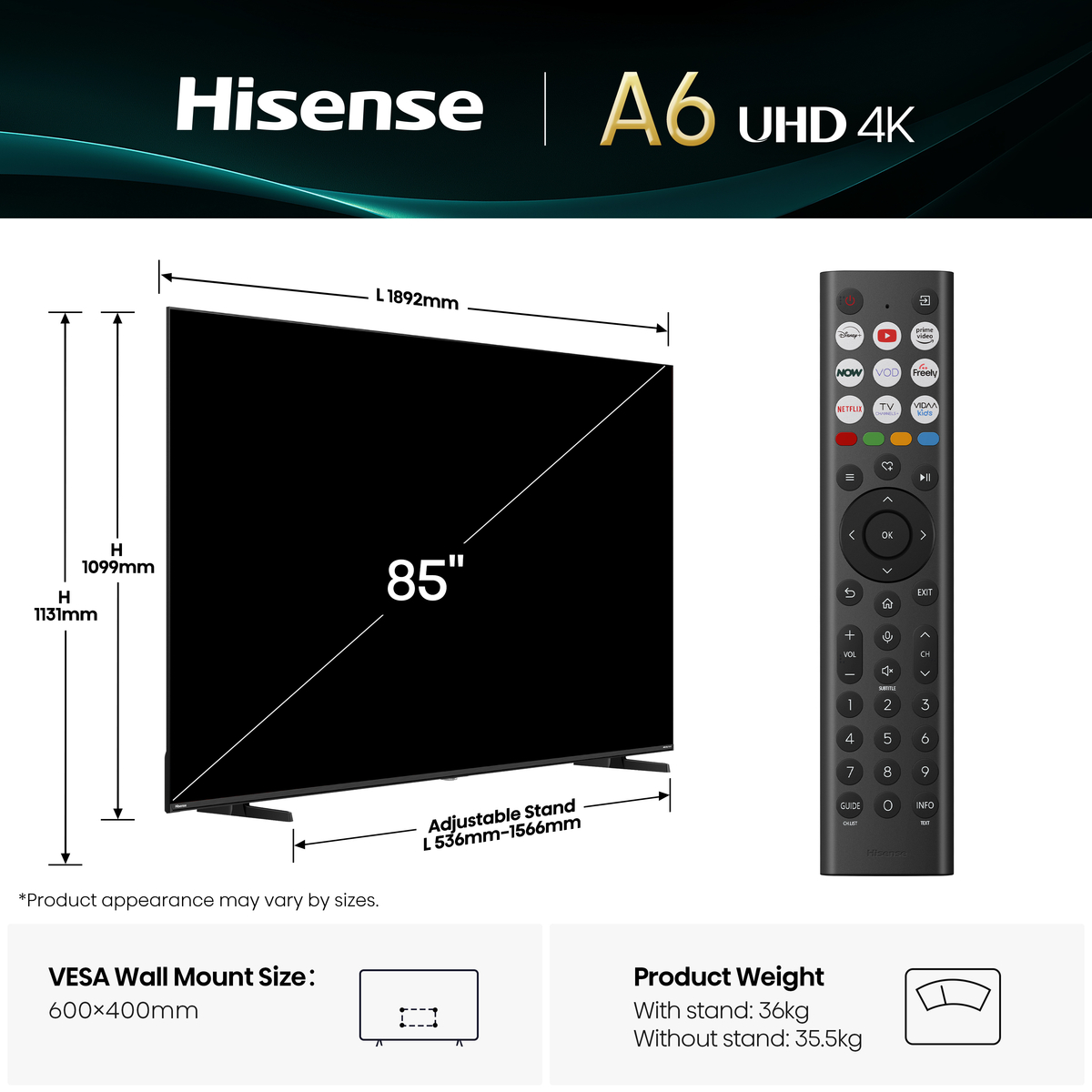 Hisense 85