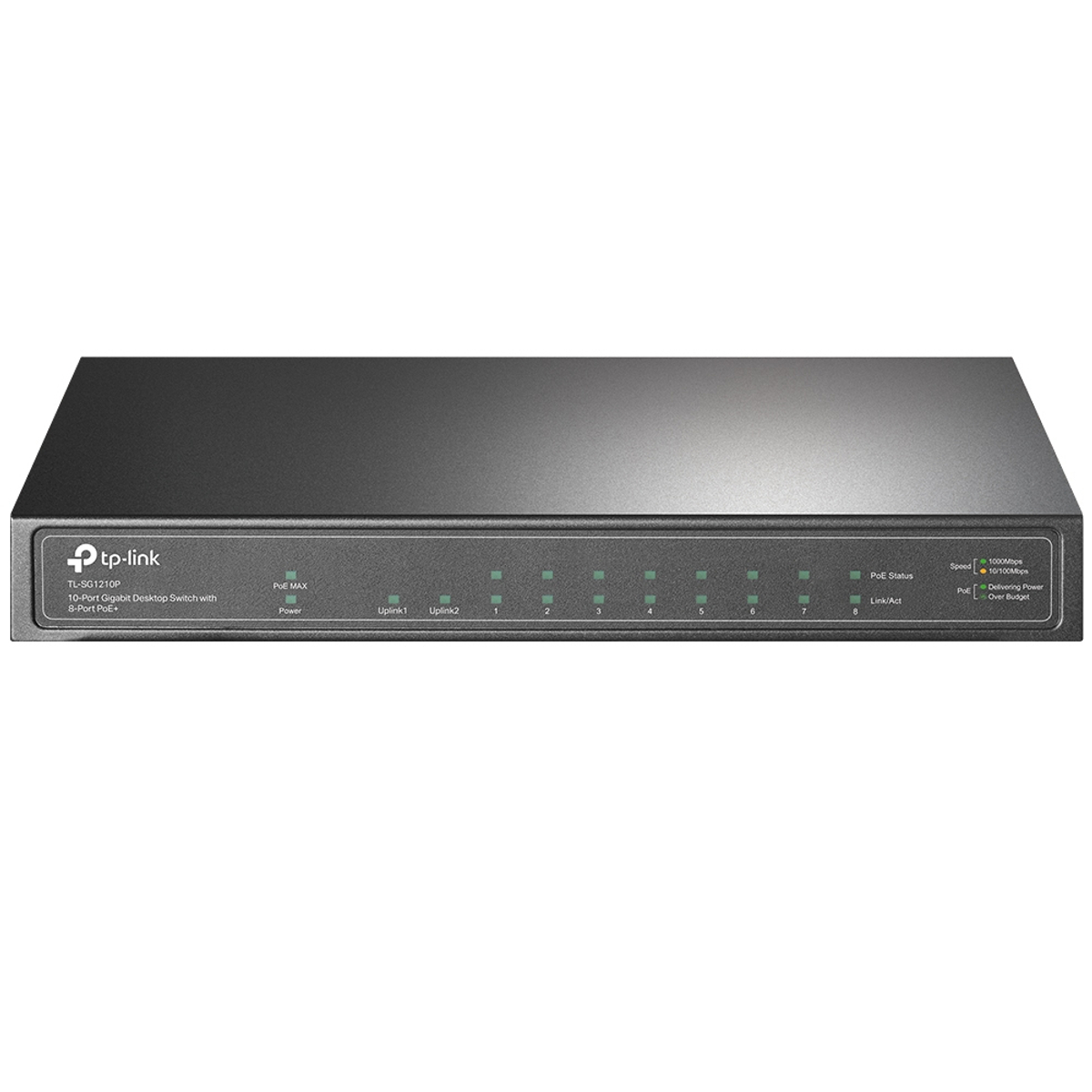 10-Port Gigabit Desktop Switch 8P PoE+