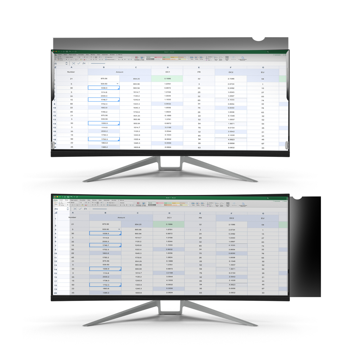 34 in Monitor Privacy Screen/Filter 21 9