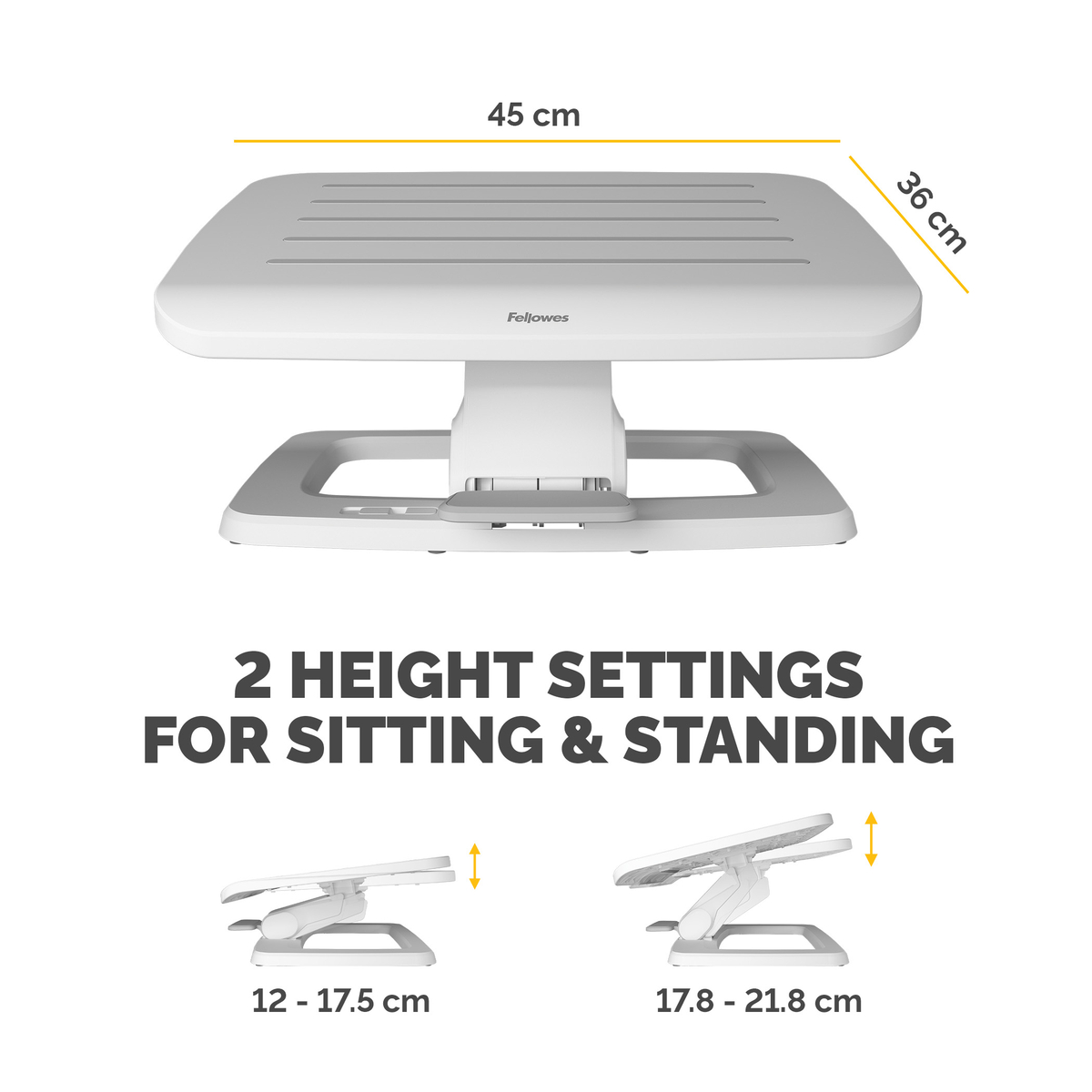 Hana Lt Foot Rest White