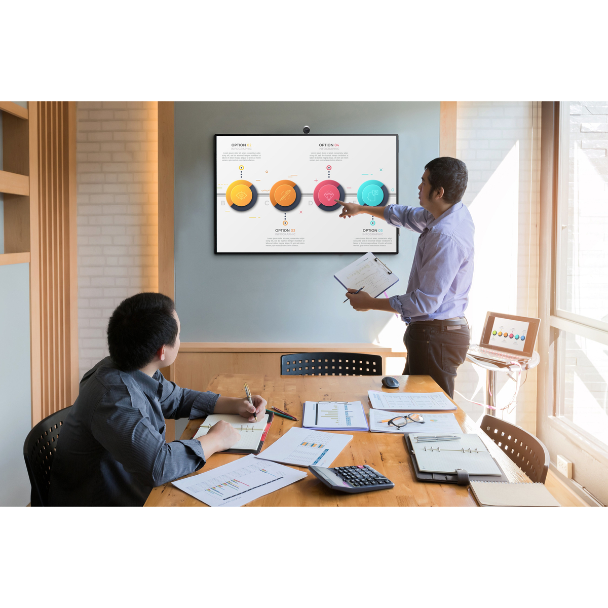 SF640-HUB2 Flat WM Surface Hub 50 2S/2X