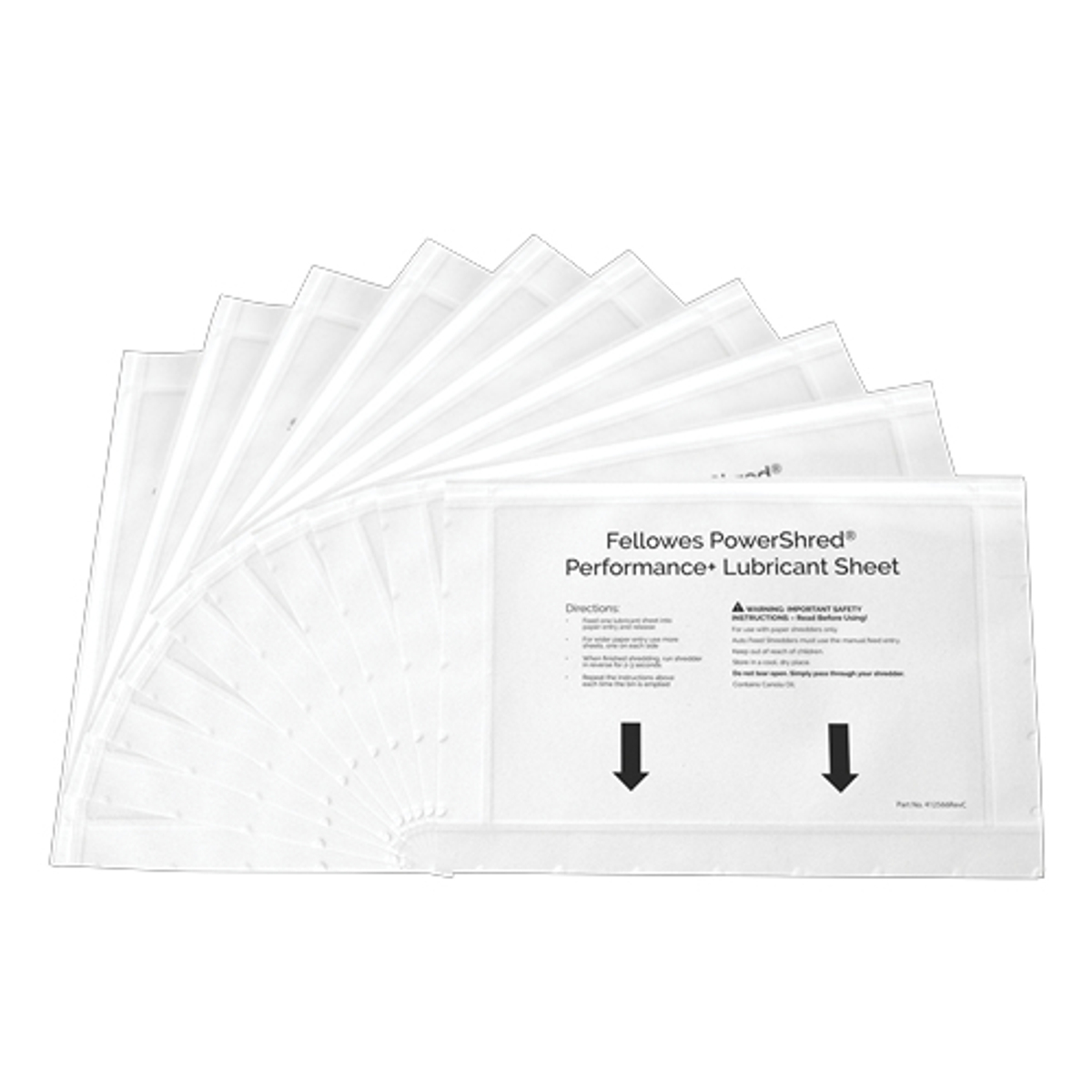 Powershred Performance+ Lubricant Sheets