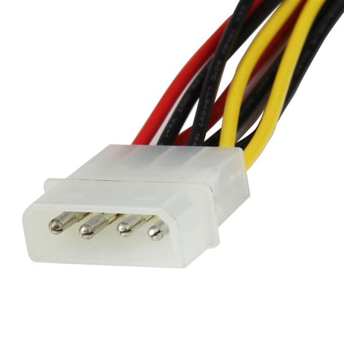 12 LP4-2x SATA Power Y Cable Splitter