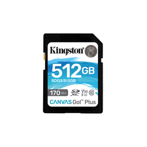 Kingston, FC 512GB SDXC Canvas Go Plus C10 UHS-I