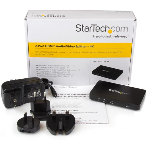 4K HDMI 2-Port Video Splitter