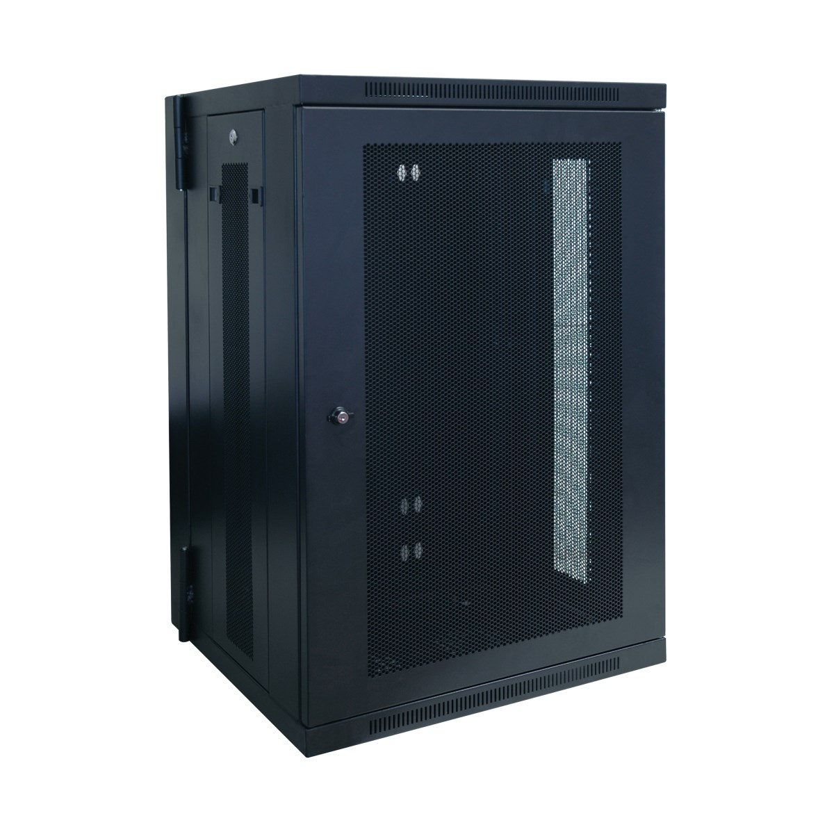 18U Wall mount Rack w/Door & Side Panels