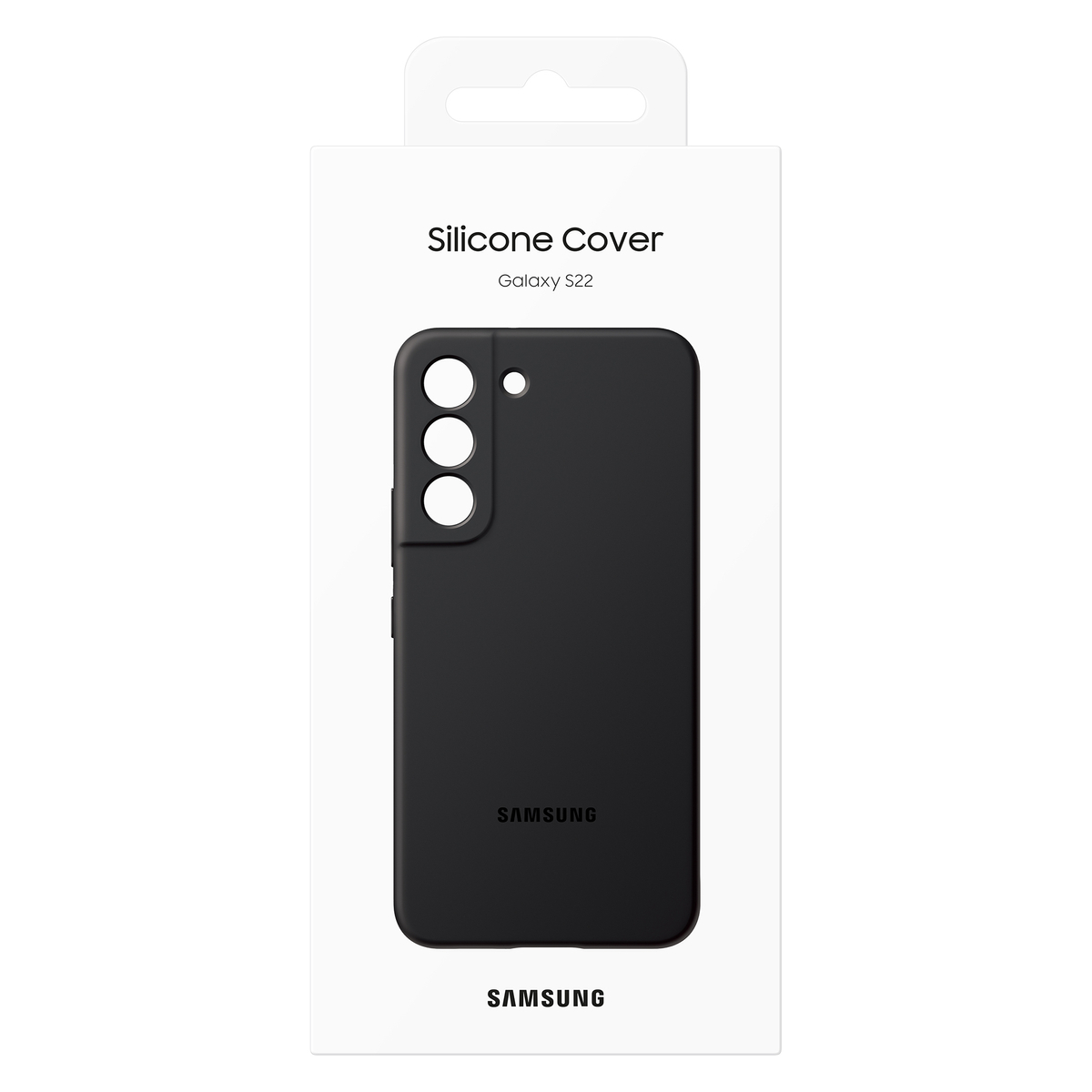 S22 Black - Silicone Cover