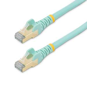 Startech, 0.5m Aqua Cat6a Ethernet Cable - STP