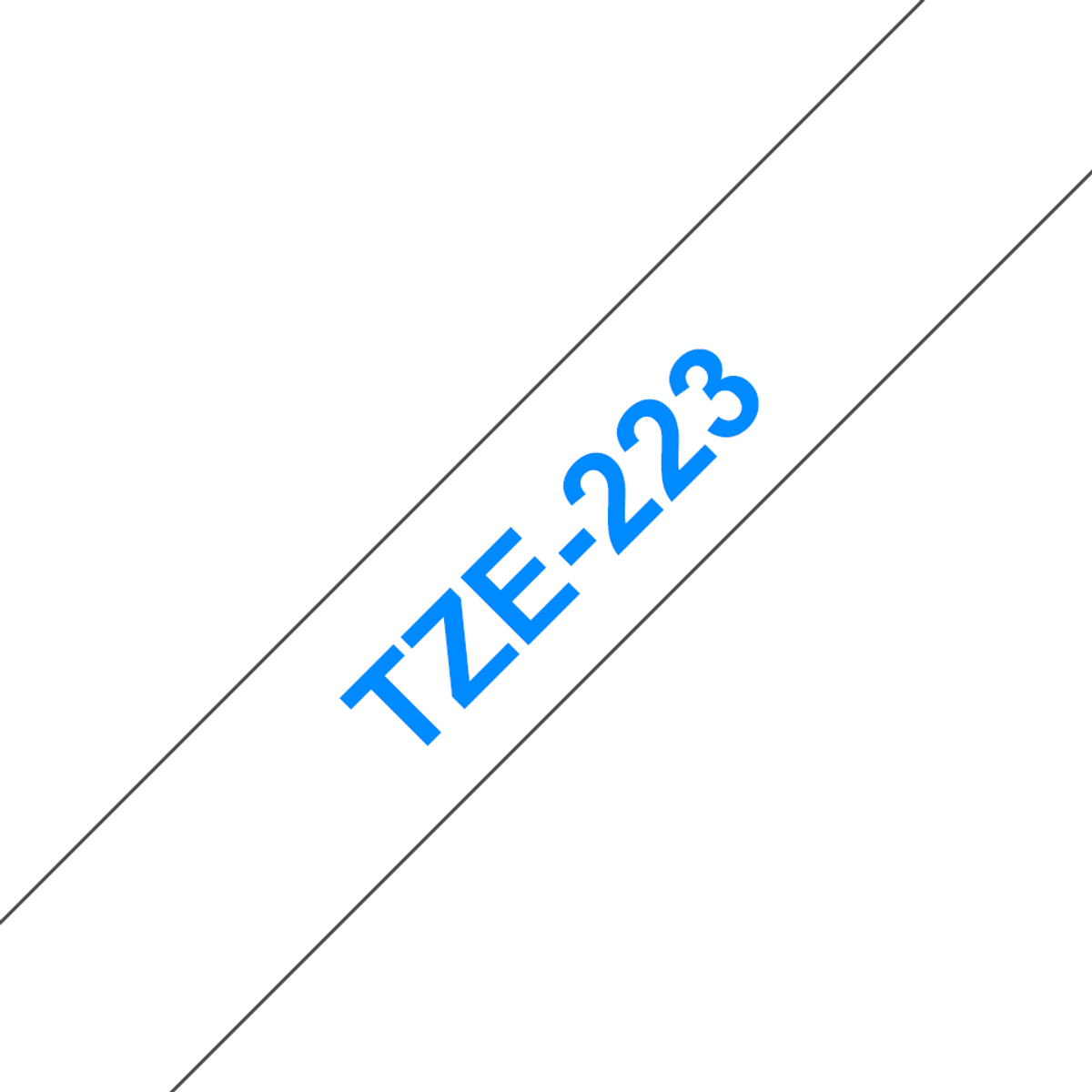 TZE223 9mm Blue On White Label Tape