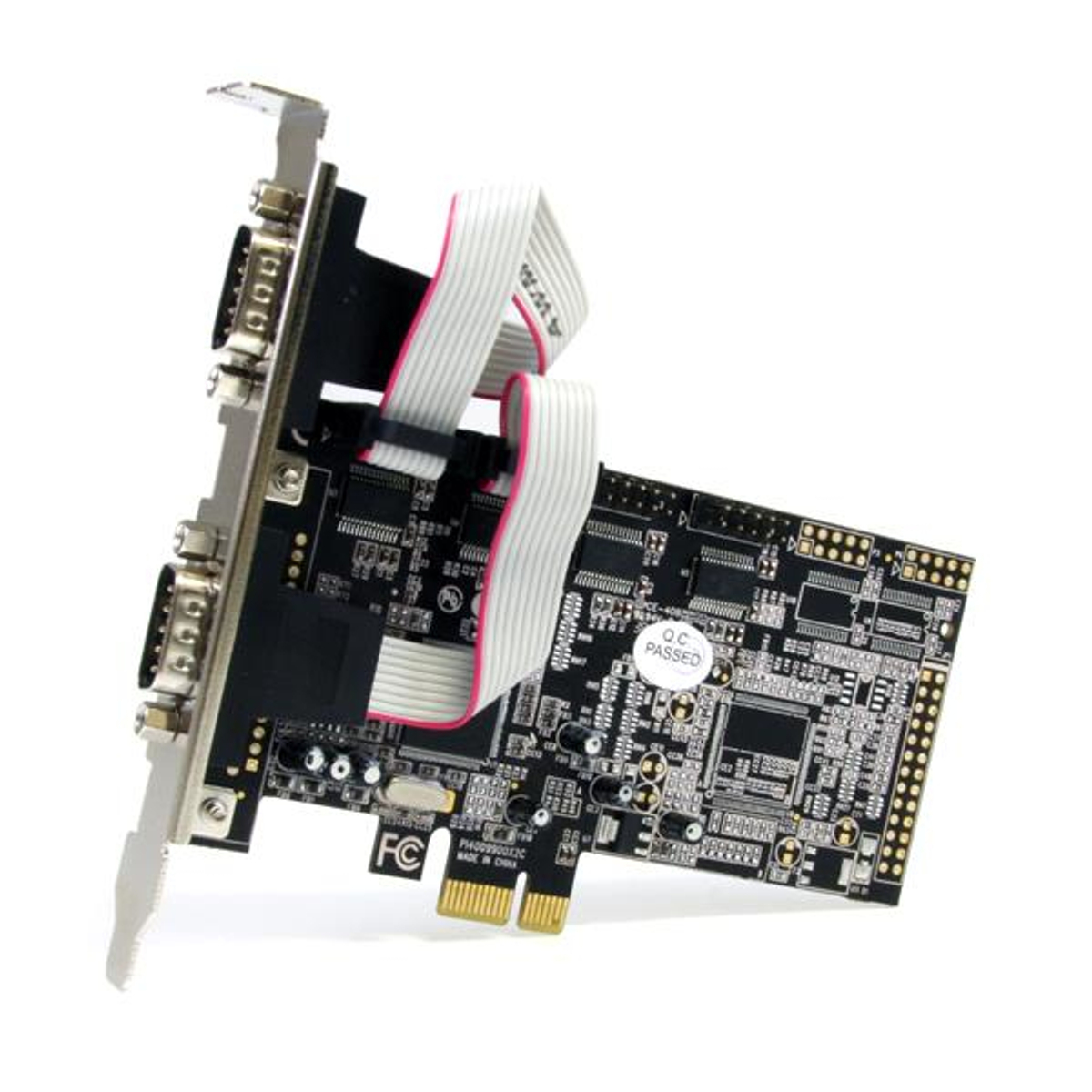 4Port Native PCIe RS232 Serial Adpt Card