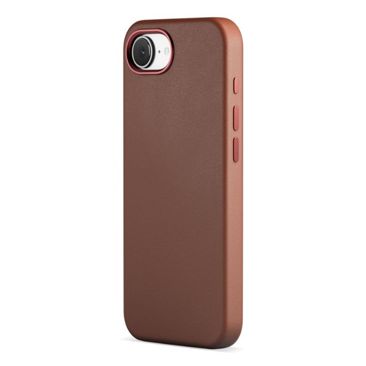 Mag+ Leather Case iPhone SE 2025 brown