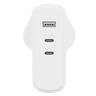 PowerMaxx100W Multi GaN WallCharger Whte
