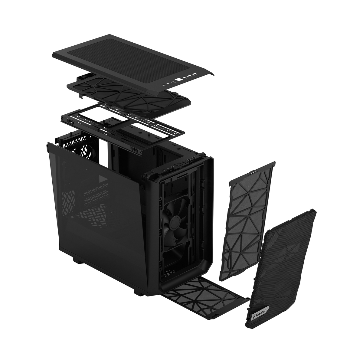 CASE ITX Meshify Nano 2 Blk TG Dark