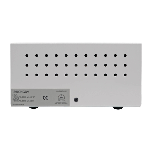 Isolator Medical 115/230V 600W C14 6 C13