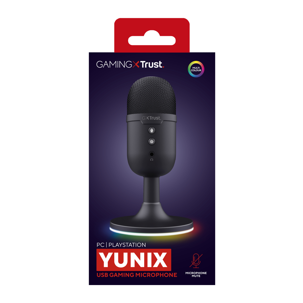 GXT234 YUNIX USB MICROPHONE BLK