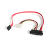 18in SAS 29 Pin-SATA Cable w/LP4 Power